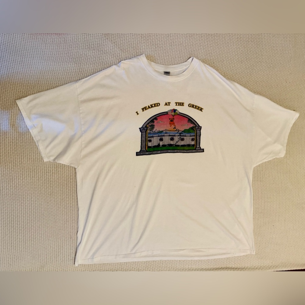 Grateful Dead โก๏ธ T-shirt "I PEAKED AT THE GREEK" Reproduction Size 5XL - Picture 5 of 7